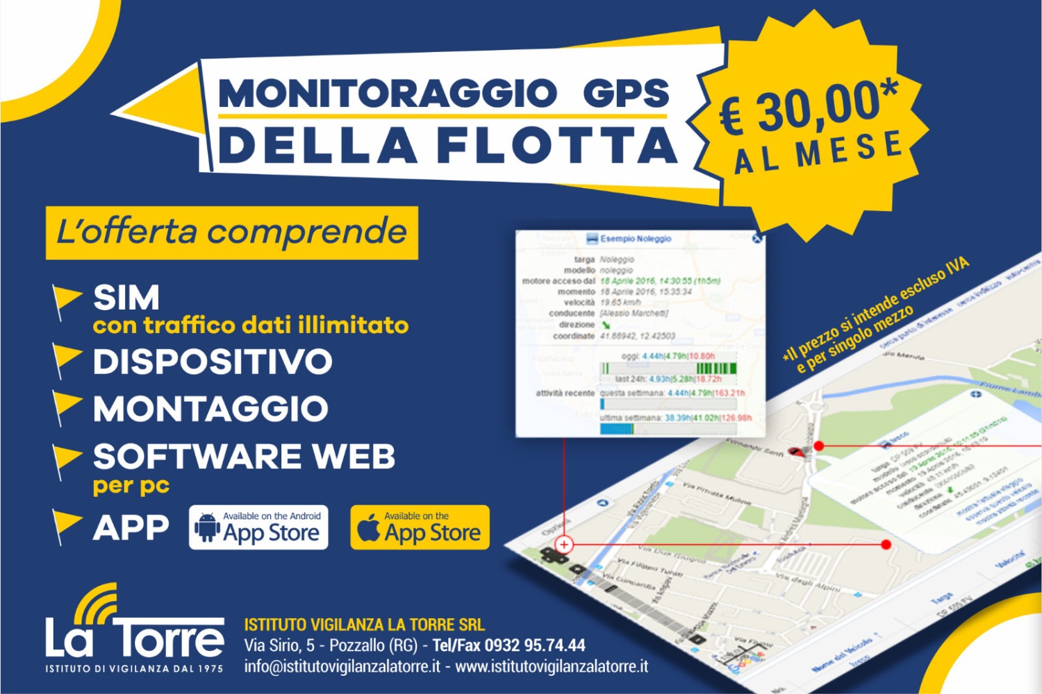 MONITORAGGIO GPS DELLA FLOTTA